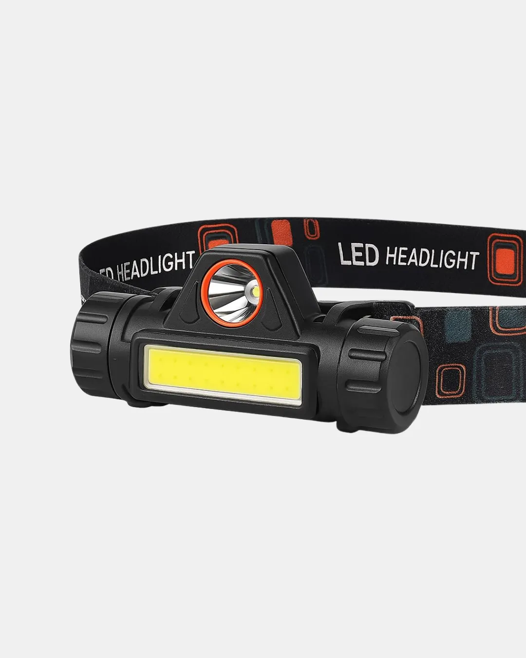 Şarjlı LED Kafa Feneri – Çift Fonksiyonlu, 200LM Işık Gücü, IP44 Suya Dayanıklı