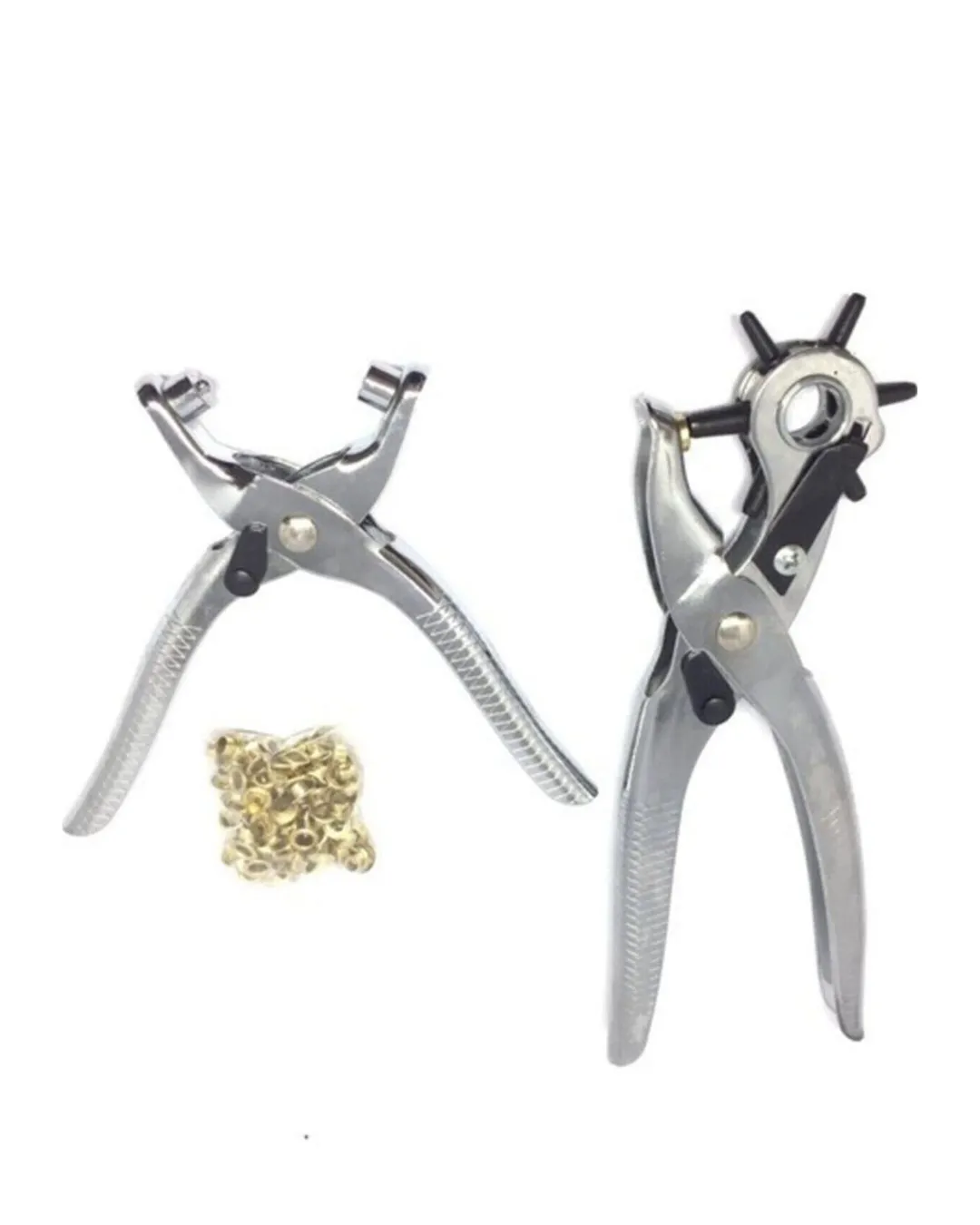 Kemer Delme Aparatı 2li Set Deri Kemer Çanta Ayakkabı Delme Pensesi