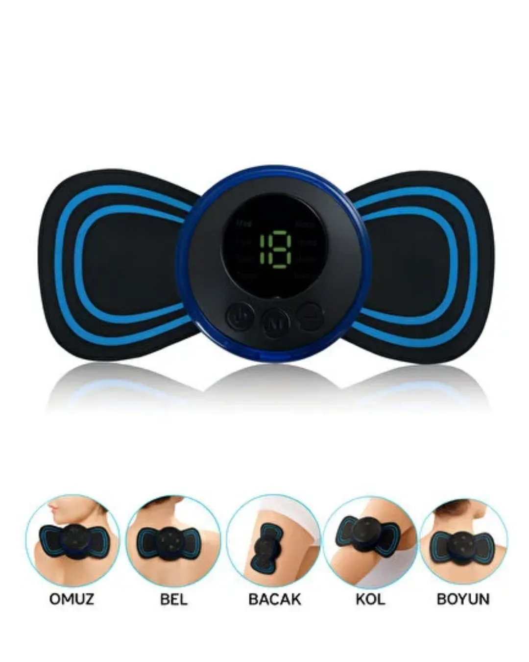 Mini EMS Masaj Aleti Taşınabilir Tasarım ve Çoklu Masaj Modu