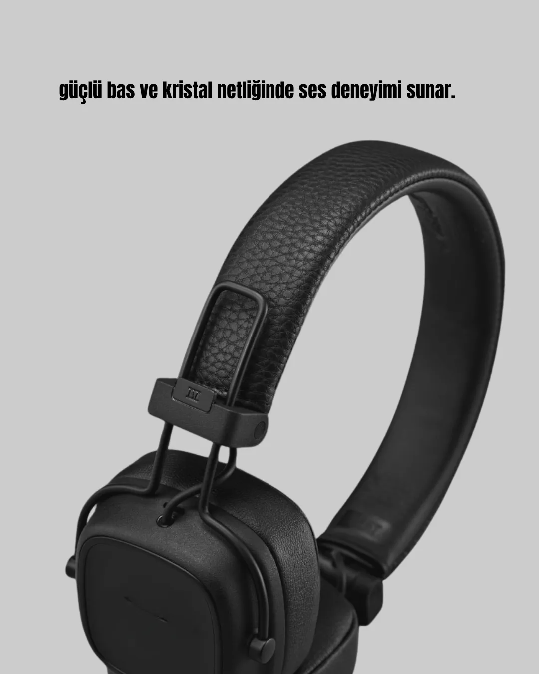 Kablosuz Kulak Üstü Bluetooth Kulaklık Güçlü Bas ve Katlanabilir Tasarım