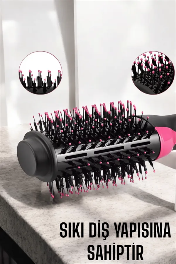 1200 Watt Gücünde, Negatif İyon Teknolojili, 3 Isı Kademeli Fön Tarağı