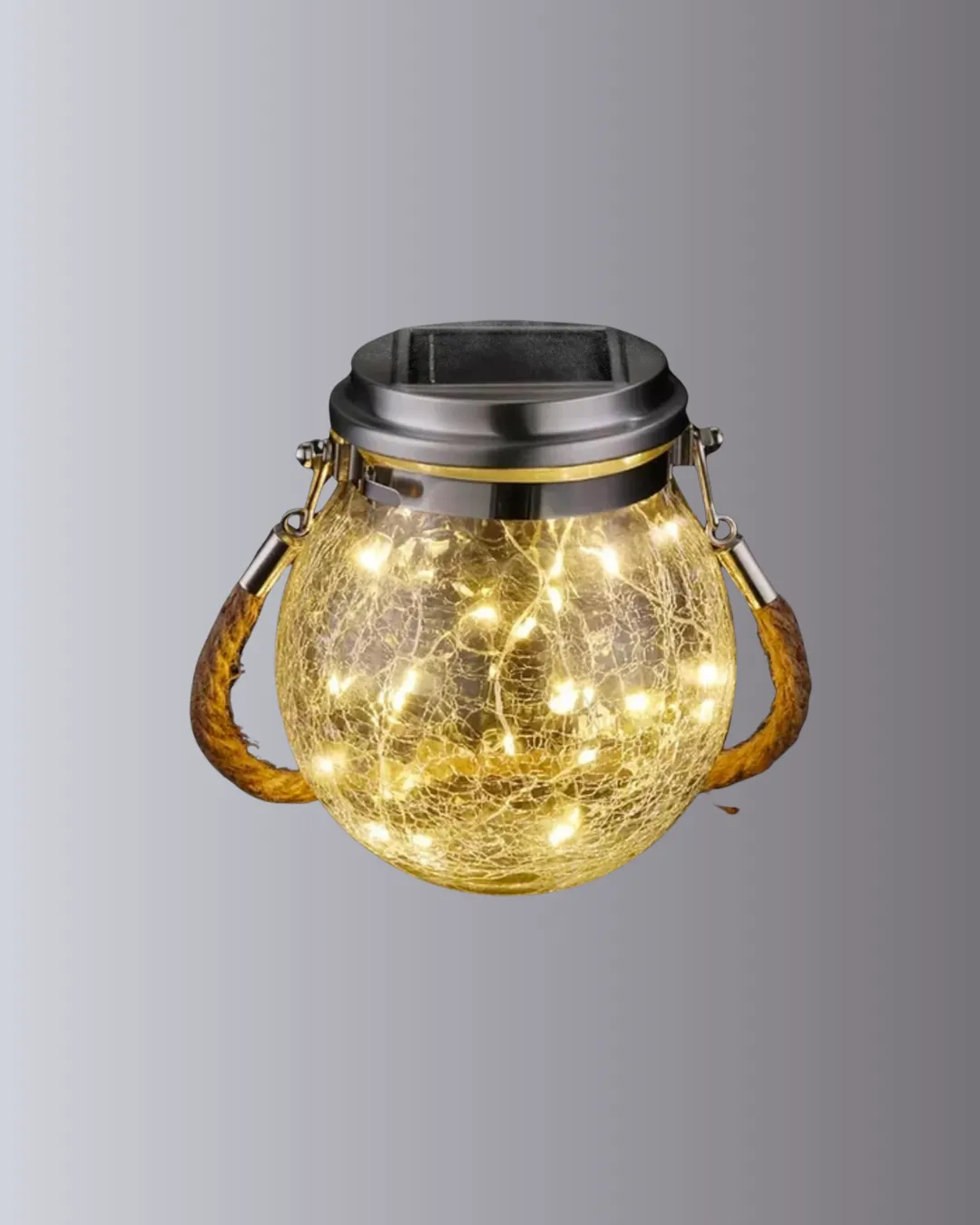 Solar Güneş Enerjili Dekoratif Cam Lamba