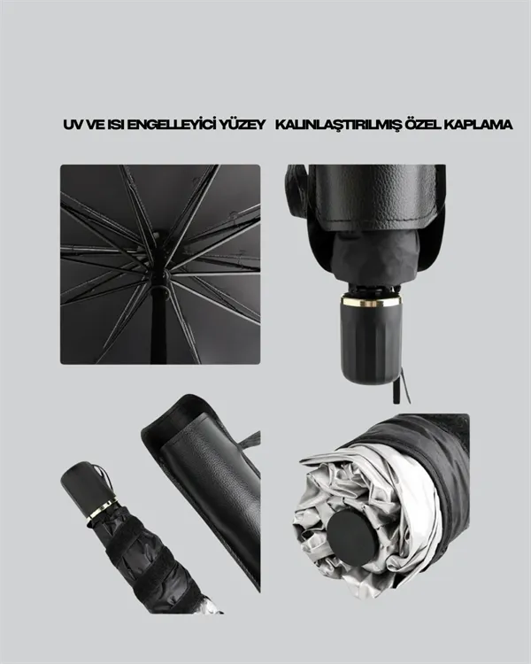 Pratik Ön Cam Güneşliği – Geniş Kapsama Alanı, Kolay Saklama