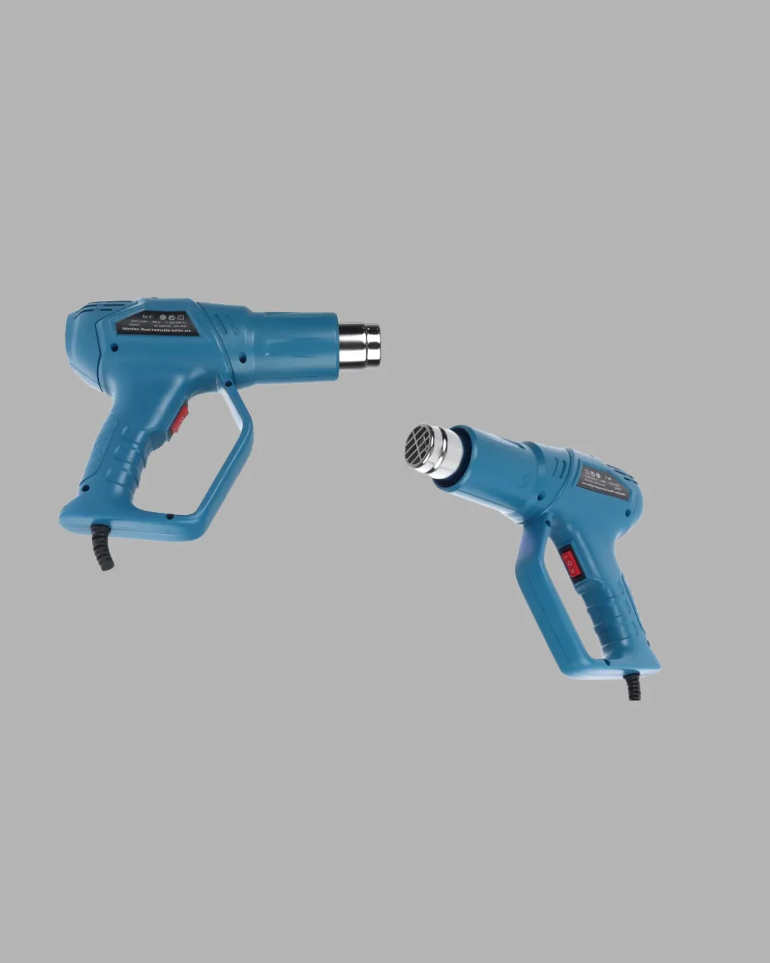 2 Kademeli Güçlü Sıcak Hava Tabancası 380° – 500° Isı Ayarı