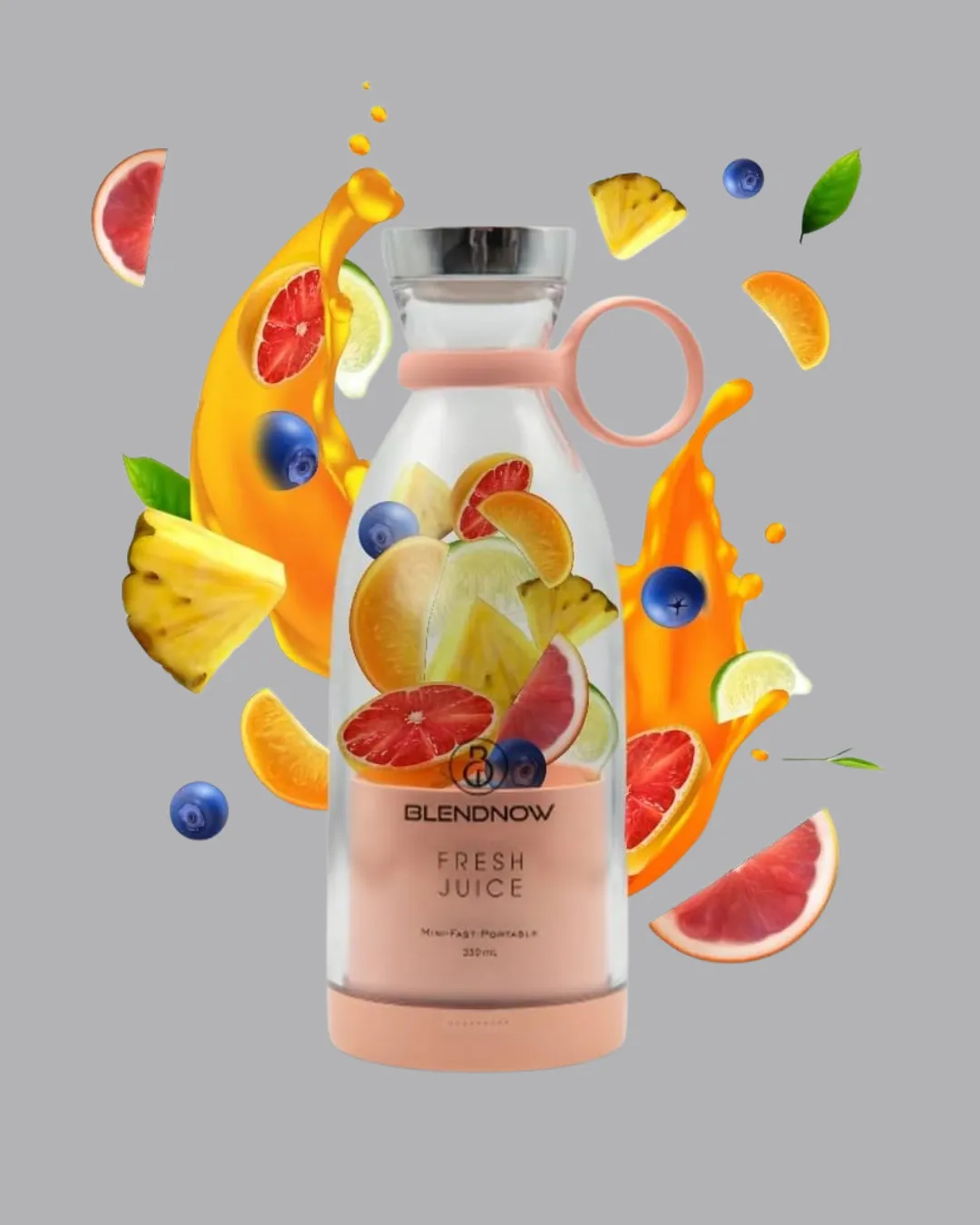 Çevre Dostu Cam Gövdeli Kablosuz Smoothie Blender