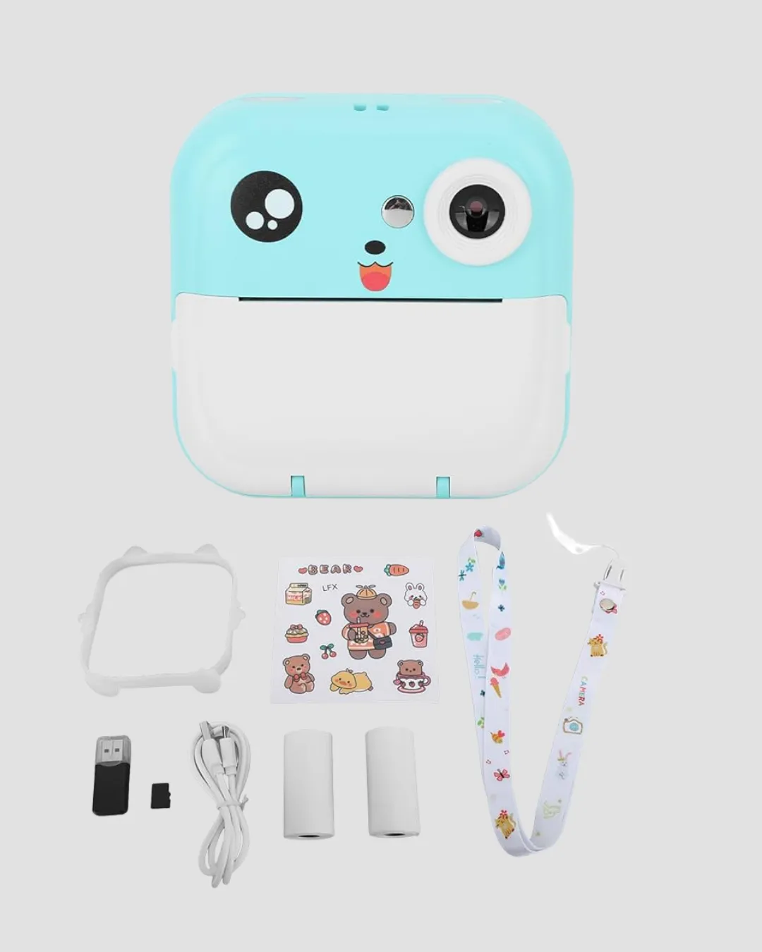 64GB TF Kart Destekli Çoklu Dil Seçeneği Sunan Anında Baskı Kamera