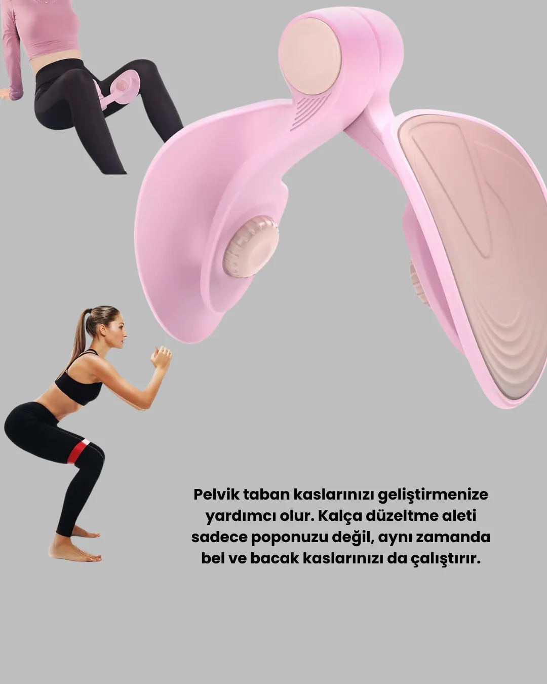 Evde Kullanıma Uygun Uyluk Kalça ve Pelvik Egzersiz Aleti