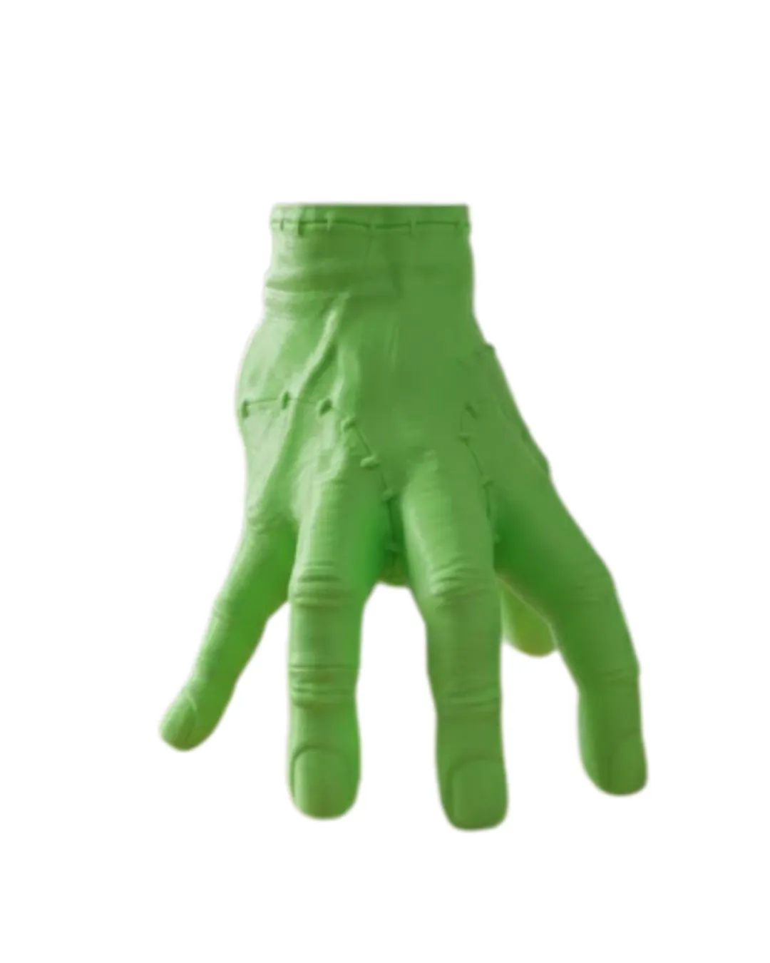 3D Yeşil El Tasarım Dekor 27x22 cm Büyük Boy Şık Obje