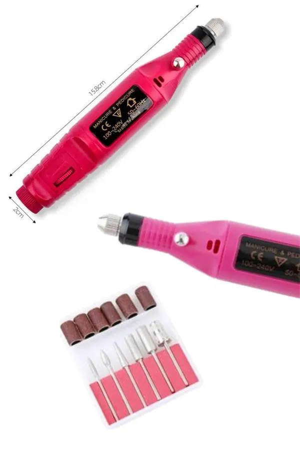 Protez Tırnak Ayak Nasır Ve Tırnak Mantar Makinesi Elektrikli 12v Tırnak Törpü Seti