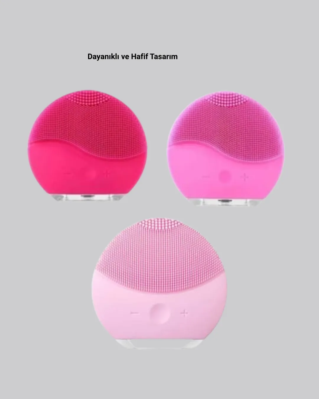 Cilt Dostu Silikon Yüz Masaj Aleti – Hafif, Dayanıklı ve Su Geçirmez Tasarım