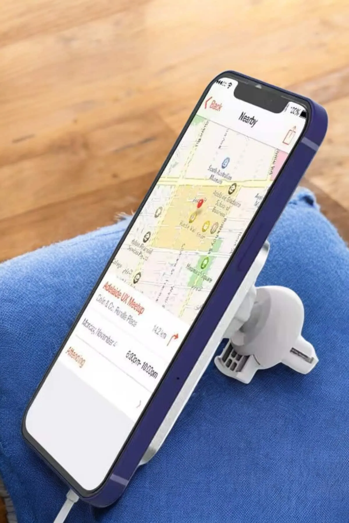 İOS Uyumlu Manyetik Tasarım Magsafe İphone 12/13/14/15 araç şarjı