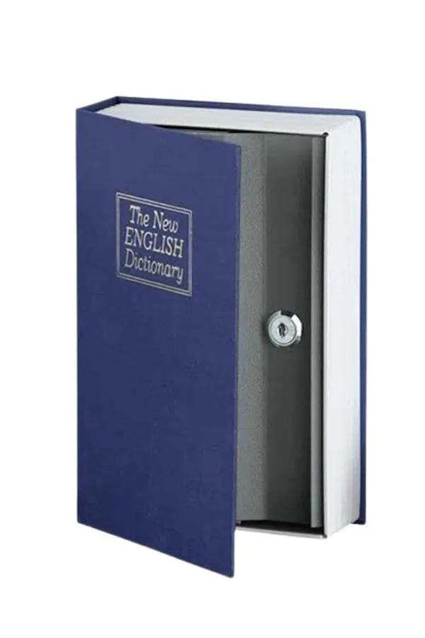 Kilitli Gizli Kasa Sözlük Kumbara Kitap Sözlük Görünümlü 18cm