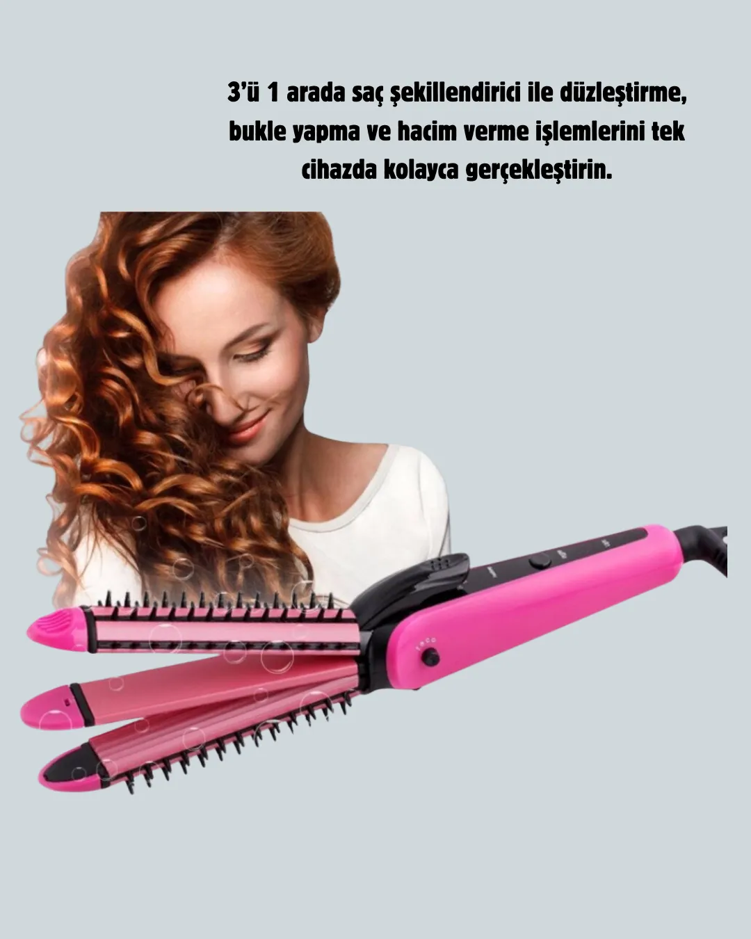 Profesyonel Saç Şekillendirici | Düzleştirici ve Maşa