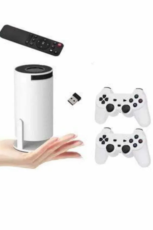 Taşınabilir Android Projeksiyon Ayaklı Çift Kollu 4K Çözünürlüklü Sinema Projeksiyonu