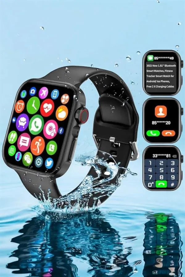 Akıllı Saat Bluetooth Bağlantı ve 24 Saat Sağlık İzleme GPS Arama Cevaplama