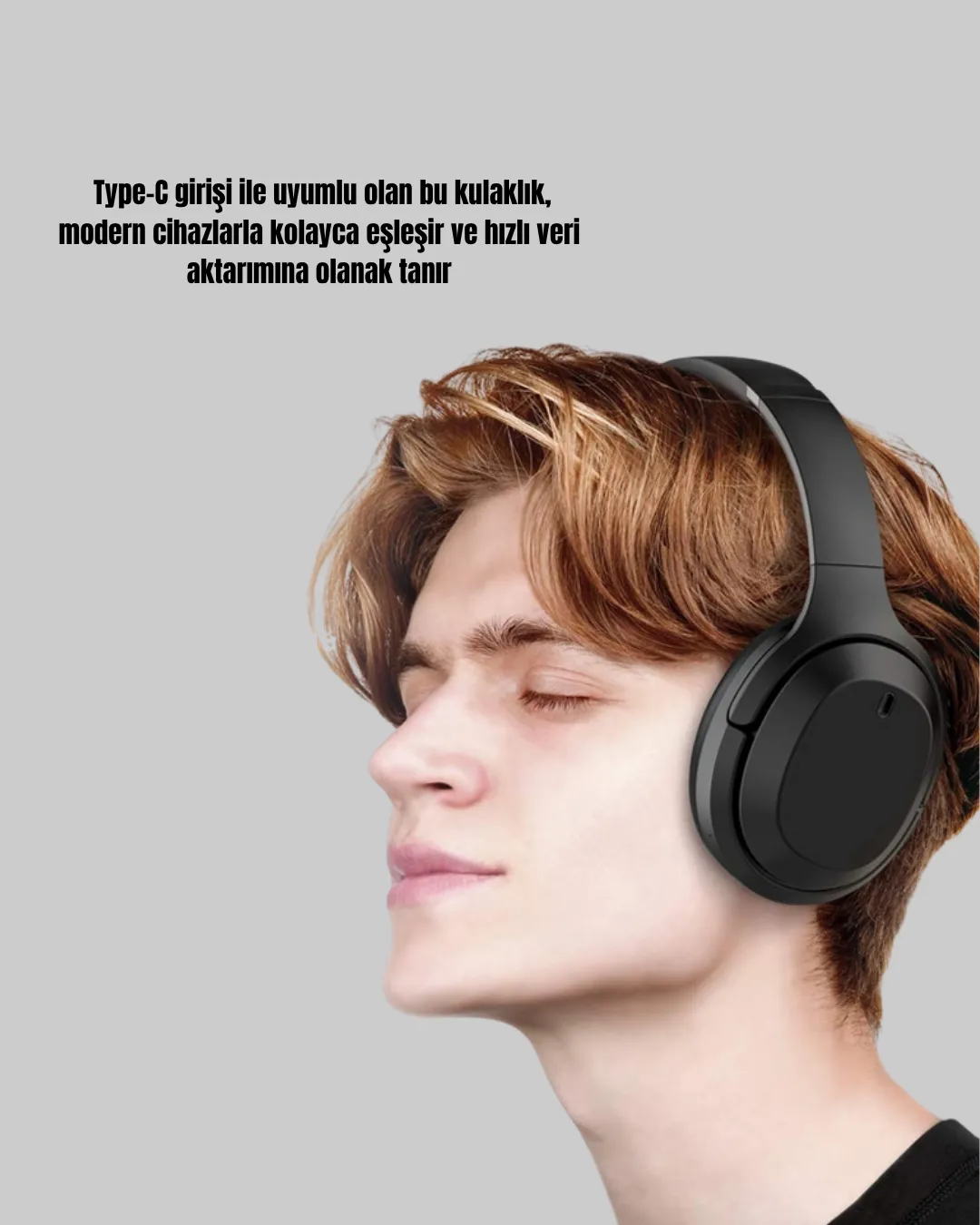 Yeni Nesil Stereo Kulaklık – Telefon, Tablet ve Laptop ile Geniş Uyumluluk