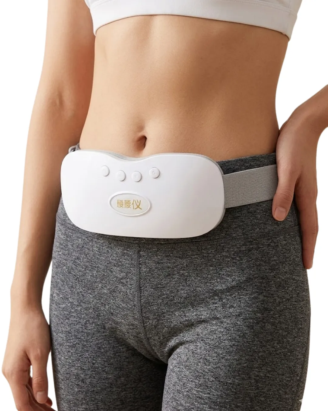 USB Şarjlı Kızılötesi Isıtmalı Titreşimli Kadın Bel ve Karın Masaj Kemeri 4000mAh