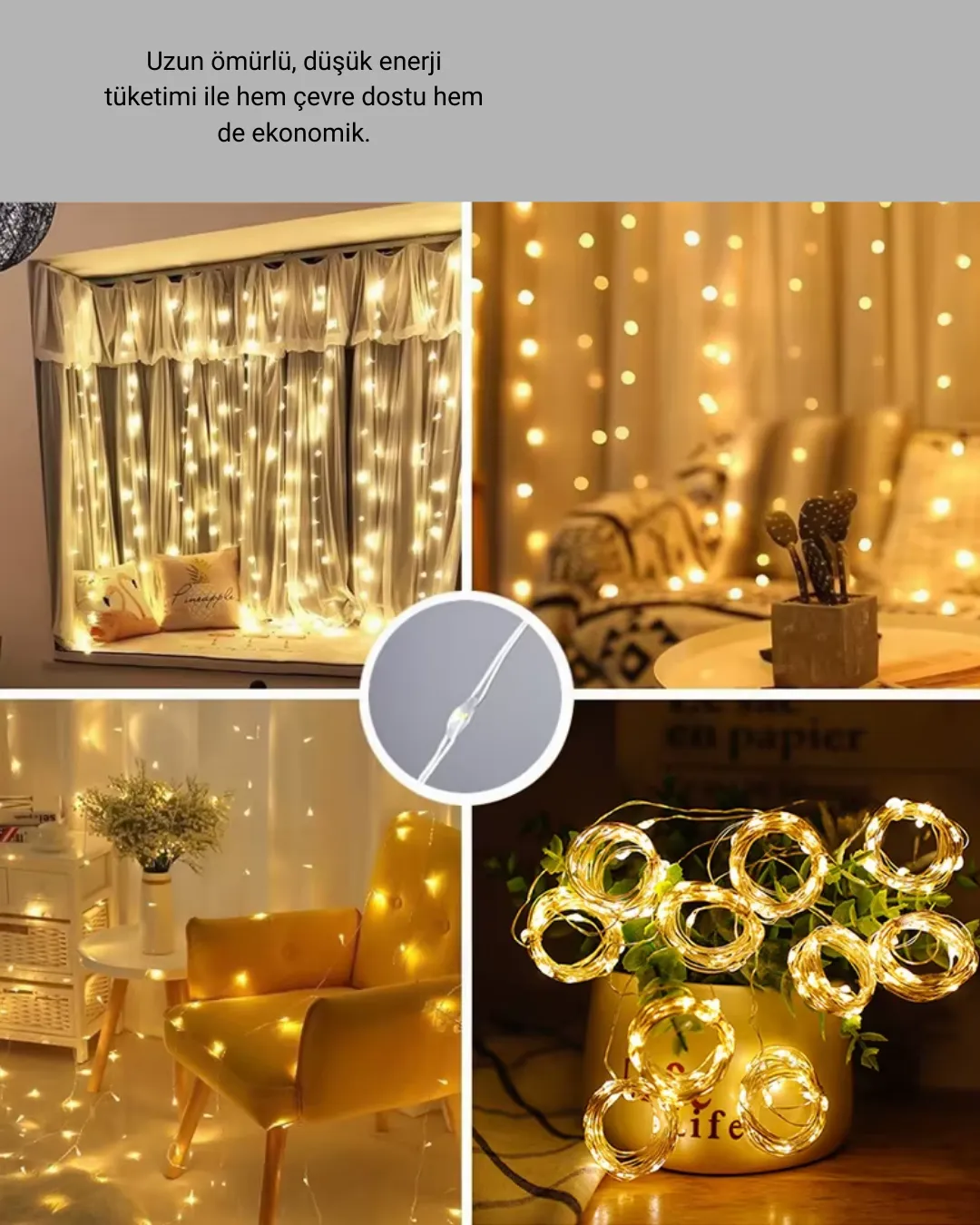 Enerji Tasarruflu 3x3 LED Işık – Parti, Yılbaşı ve Organizasyon