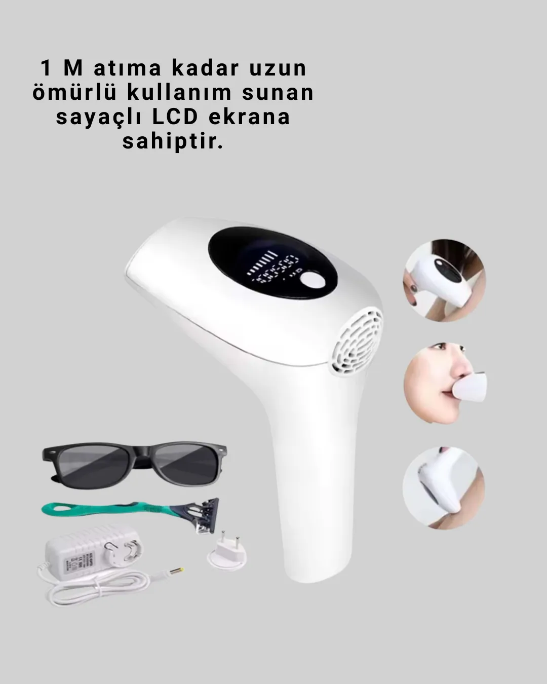 Hasuba IPL Lazer Epilasyon Cihazı HS-262 Ev Tipi Kullanım İçin