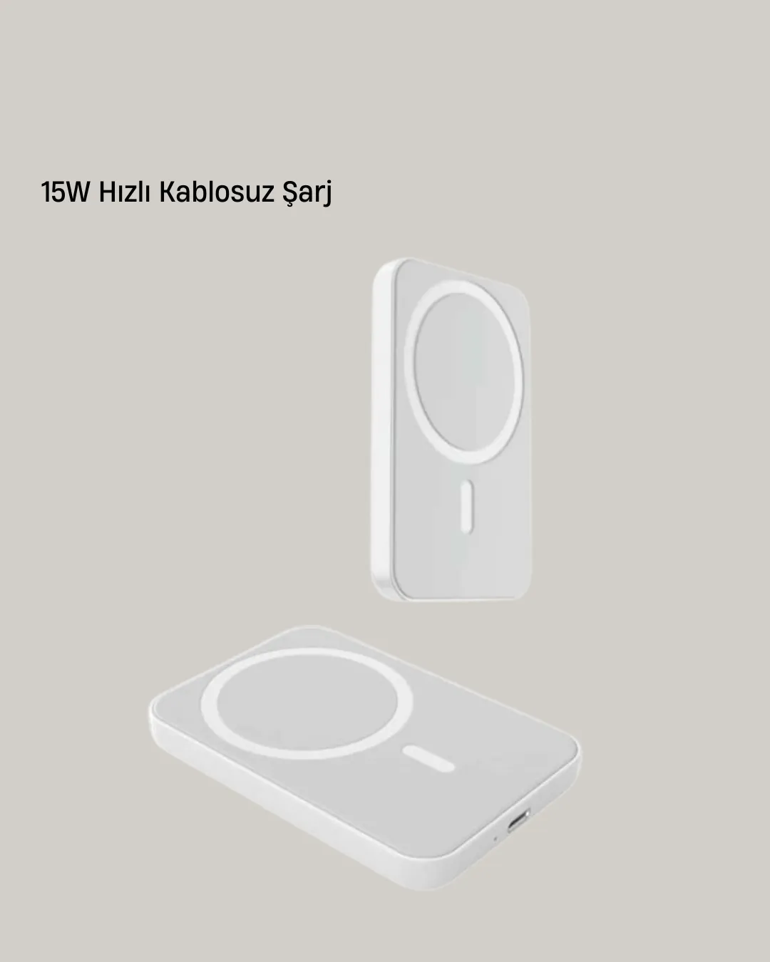 iPhone Serileri ile Uyumlu MagSafe Manyetik Araç Telefon Tutucu ve Şarj Cihazı