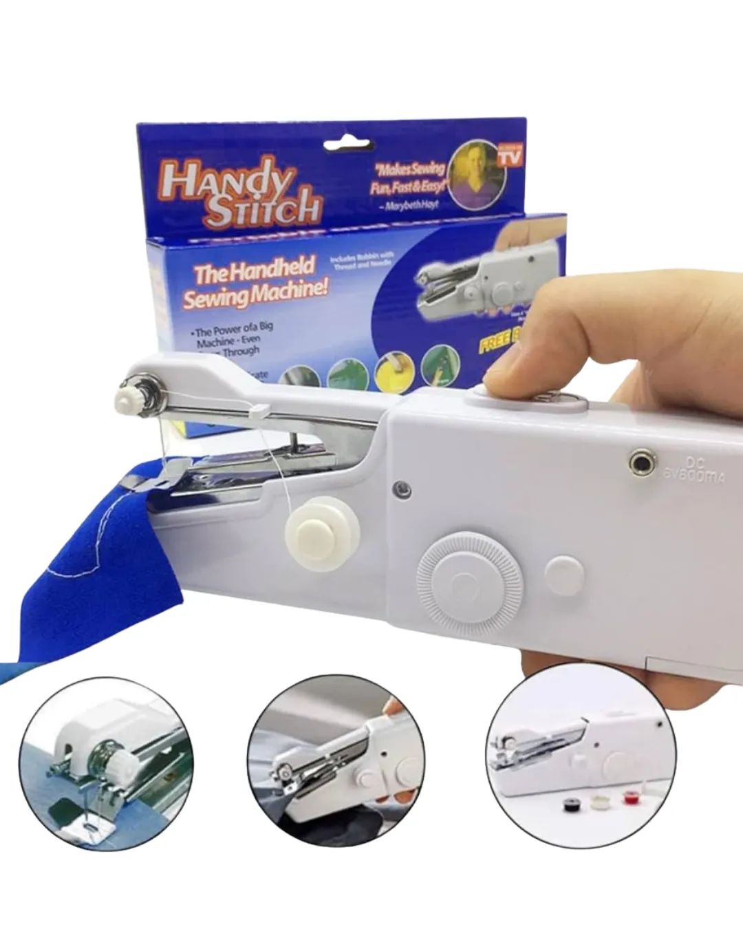 Mini El Tipi Dikiş Makinesi Taşınabilir Pratik Acil Dikiş Çözümü