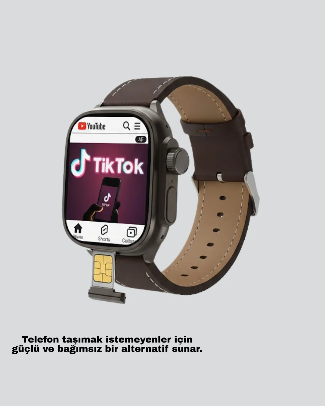 SIM Kartlı Akıllı Saat AMOLED Ekran Android Sistem