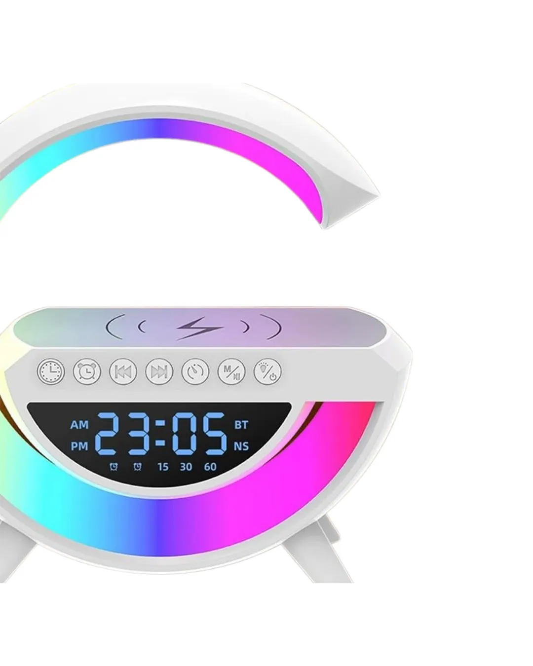 RGB Tasarımlı Bluetooth Hoparlör USB FM AUX Girişli