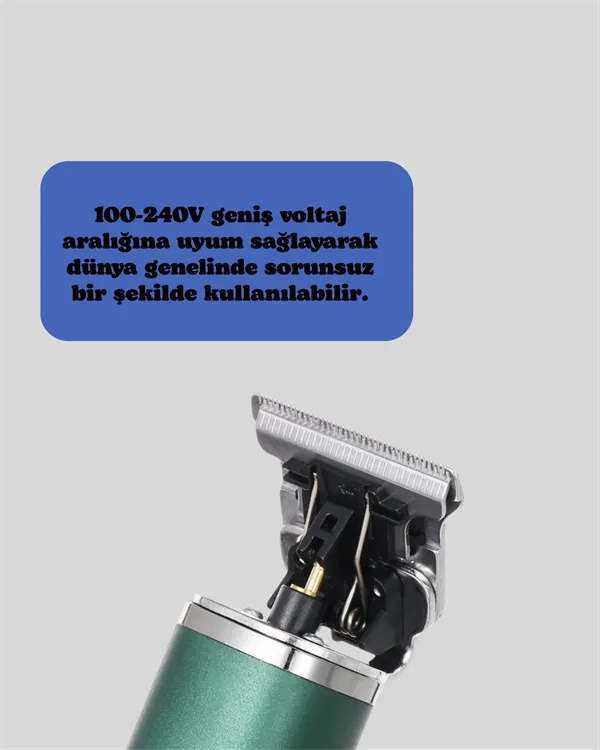 Saç Sakal Ense Paslanmaz Çelik T-Bıçak Vücut Tıraş Makinesi