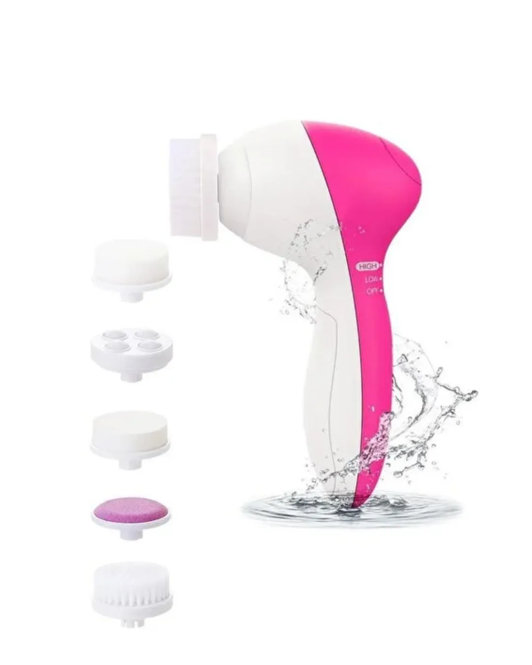 İkili Cilt Bakım Seti 5 Başlıklı Yüz Temizleme ve Masaj Aleti Canlandırıcı ve Onarıcı