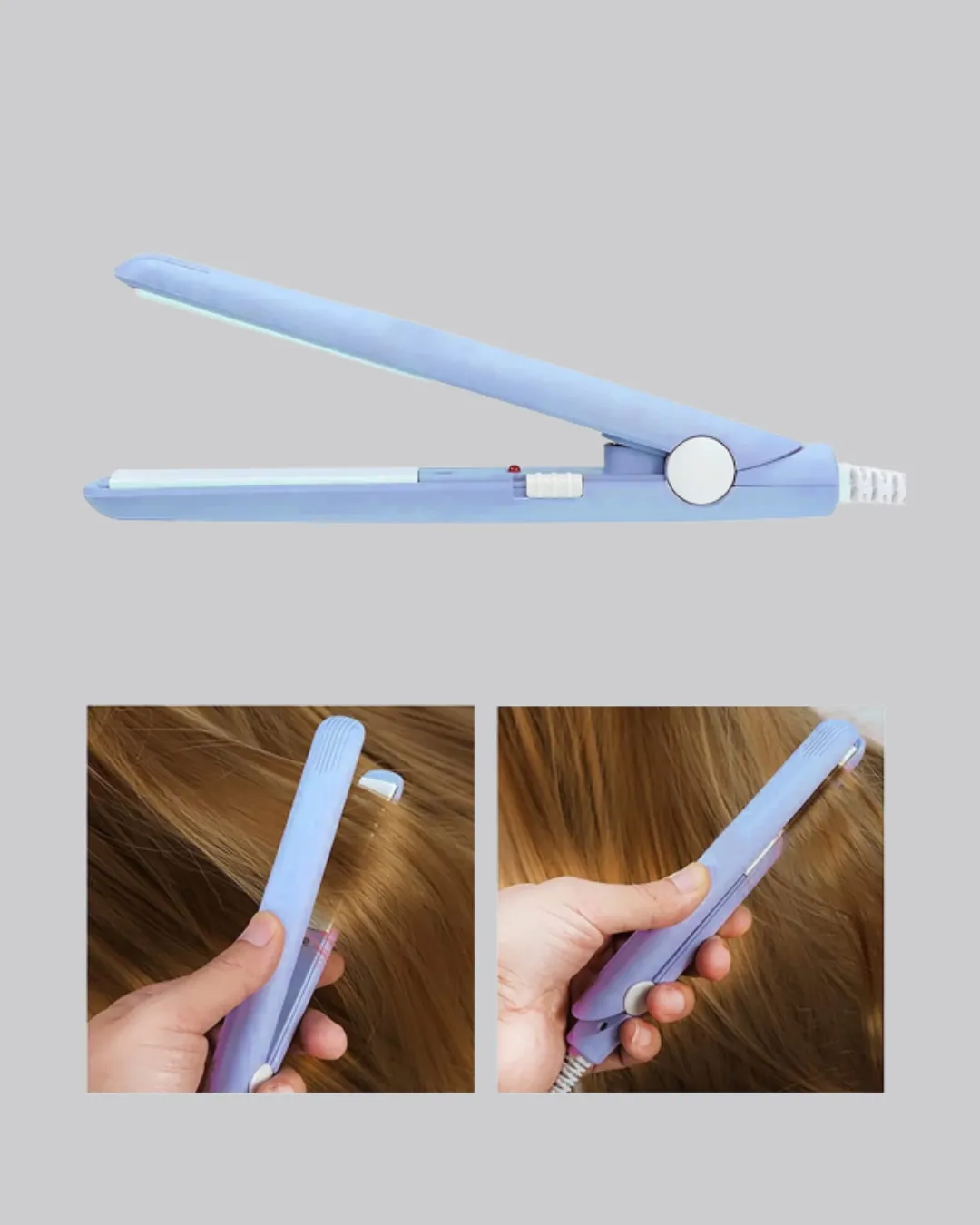 Seyahat Tipi Mini Saç Düzleştirici – Seramik Kaplama, Hızlı Isınma, Kompakt Tasarım