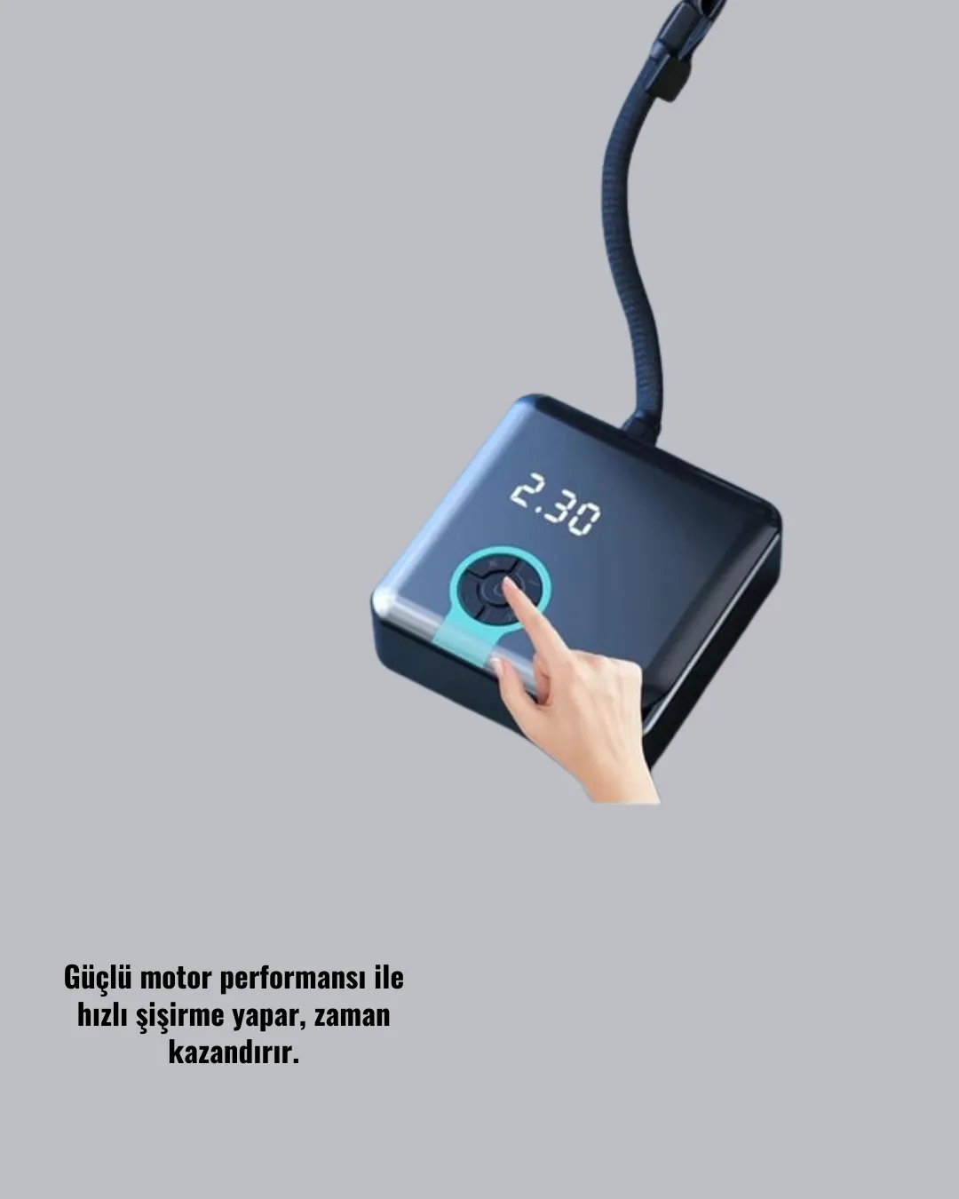 Type-C Şarj Girişli Taşınabilir Elektrikli Hava Pompası