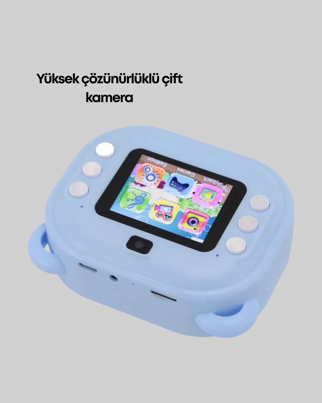 Termal Baskı Teknolojili Anında Fotoğraf Kamerası – 24MP Çift Lens, 32GB Hafıza