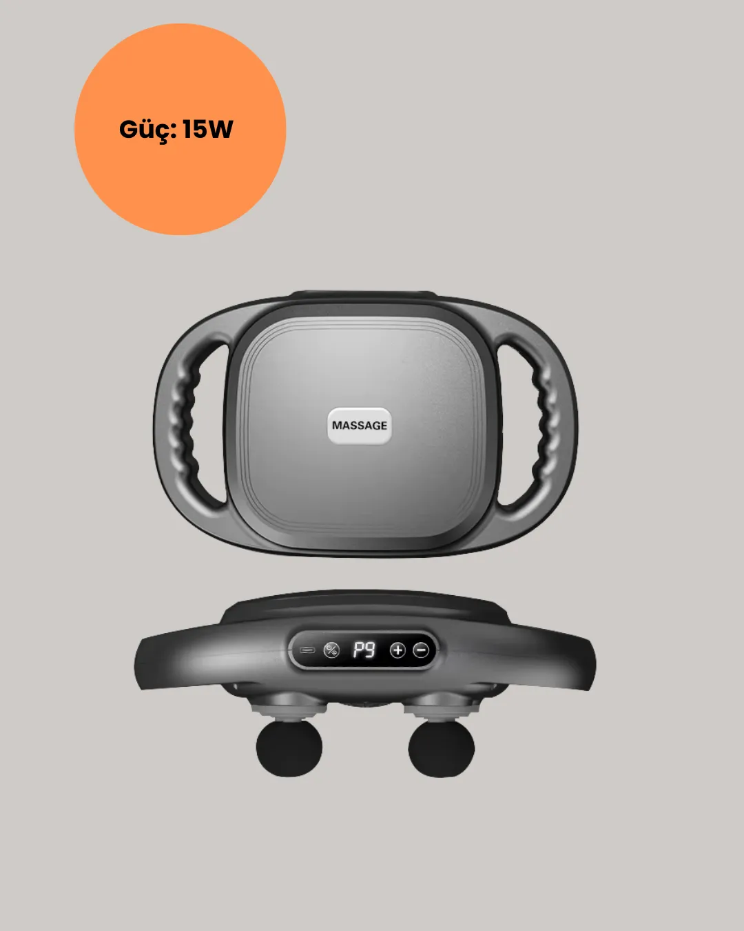 Geliştirilmiş 6 Başlıklı Şarjlı Masaj Aleti 2000 mAh Derin Doku Masajı