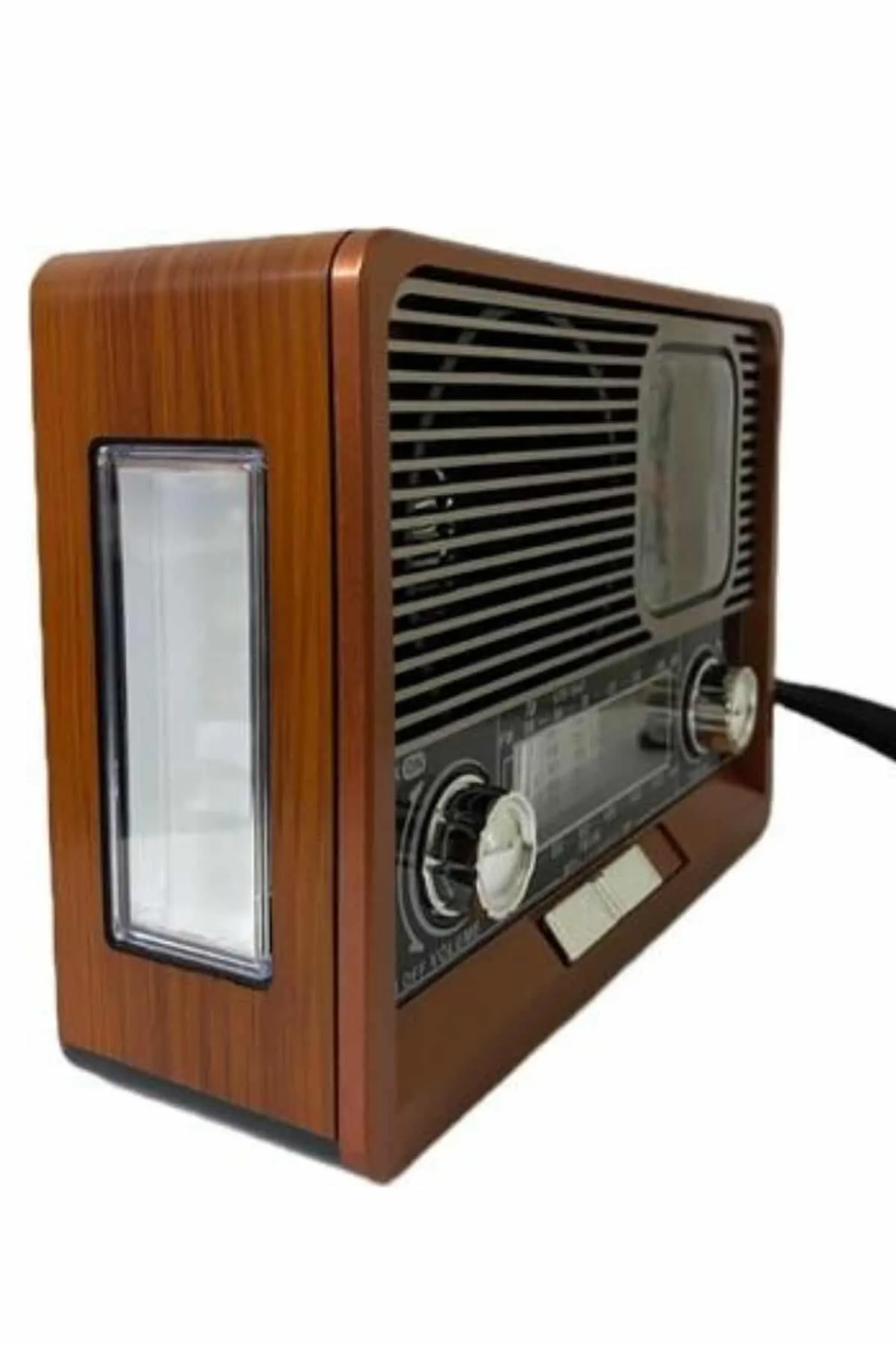 Nostaljik Vintage Radyo Taşınabilir Bluetooth Bağlantılı Hoparlör Radyo