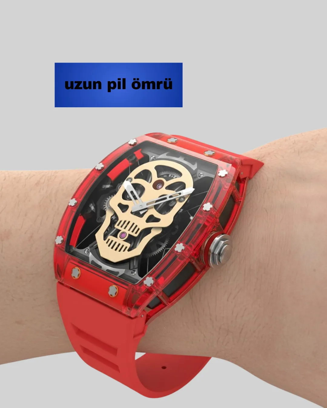 Geniş Ekranlı Akıllı Saat Şık ve Modern Tasarım