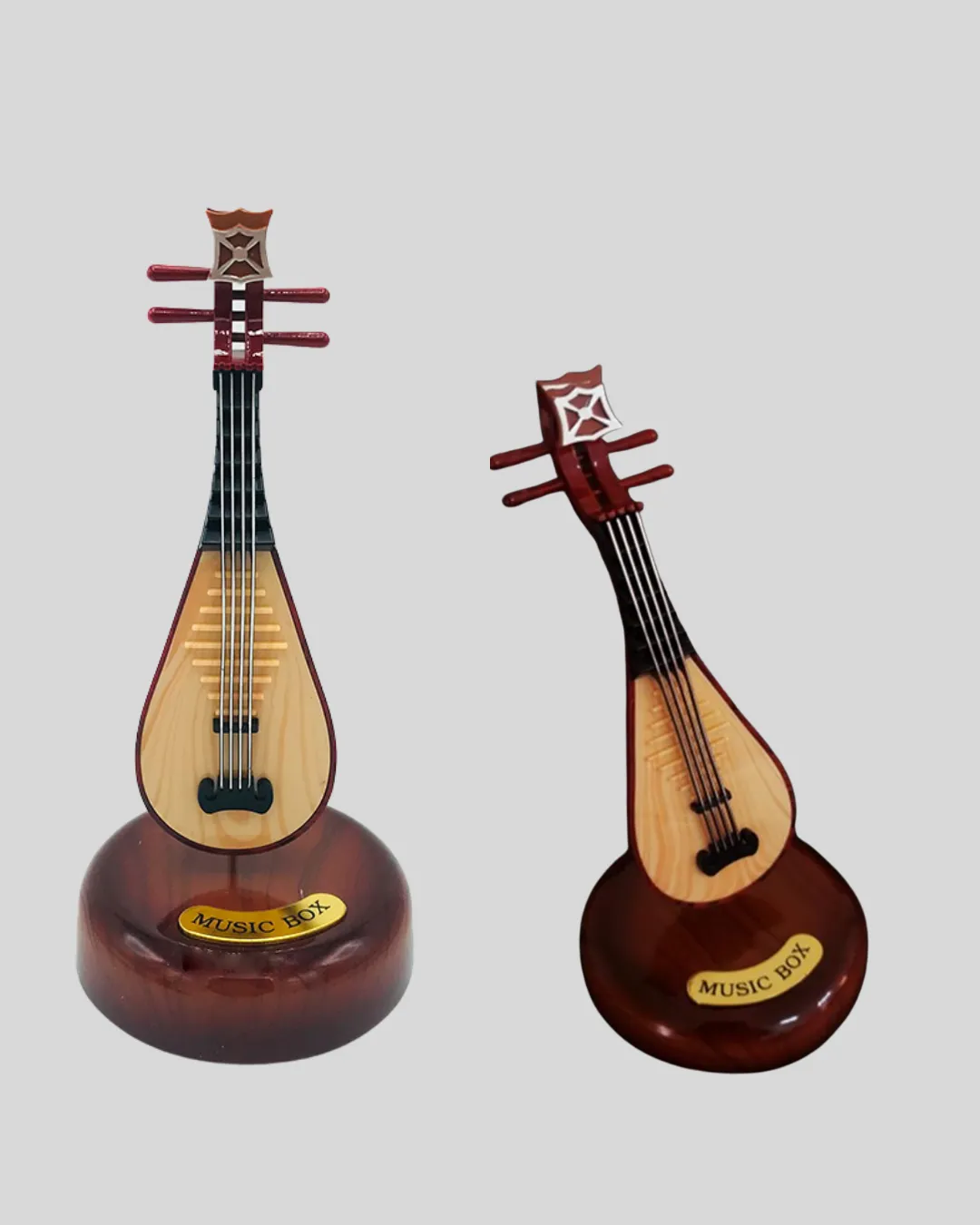 Klasik Ud Figürlü Melodili Müzik Kutusu Şık Hediyelik