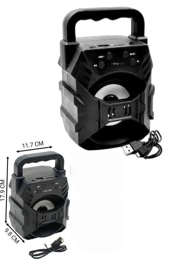 Bluetooth Hoparlör Android ve İOS Uyumlu Ses Bombası USB Girişli Taşınabilir