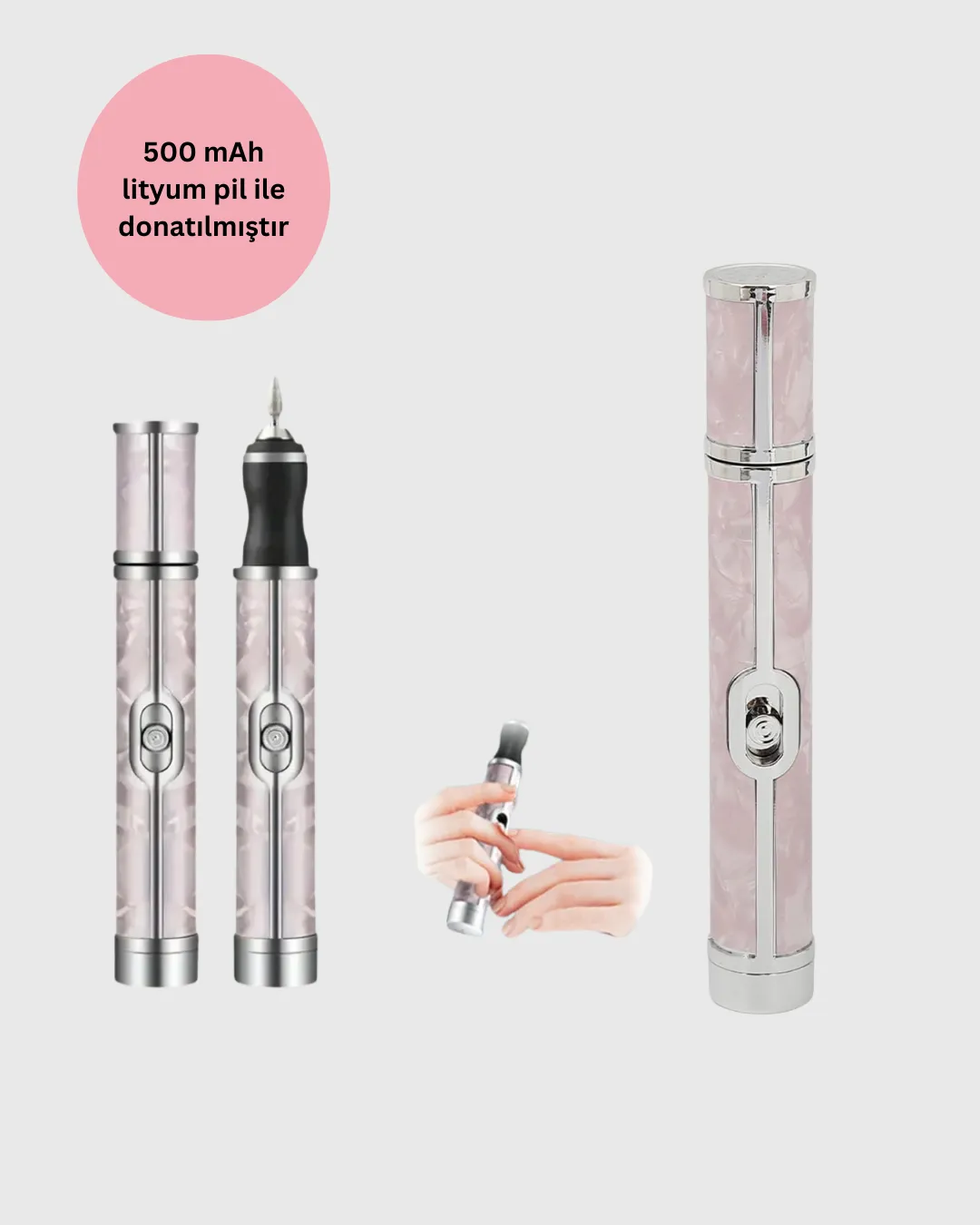 4 Vites Ayarlı Elektrikli Tırnak Matkabı Jel Oje Sökme Akrilik Şekillendirme