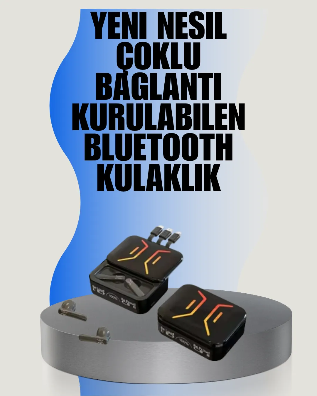 300mAh Kutulu Bluetooth Kulaklık – 40mAh Kulaklık Bataryası