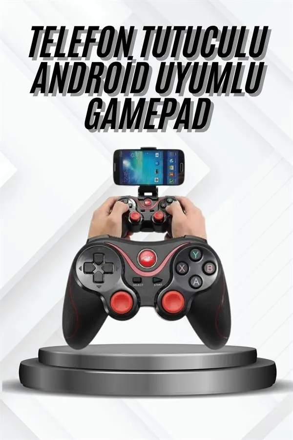 Yeni Nesil X3 Gamepad Android Uyumlu Telefon Tutucu Özellikli Joystick