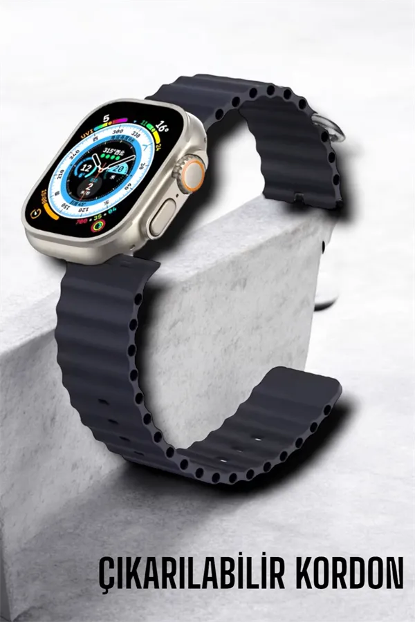 Bluetooth Bağlantılı Nabız, Kan Basıncı, Oksijen Ölçer Akıllı Saat