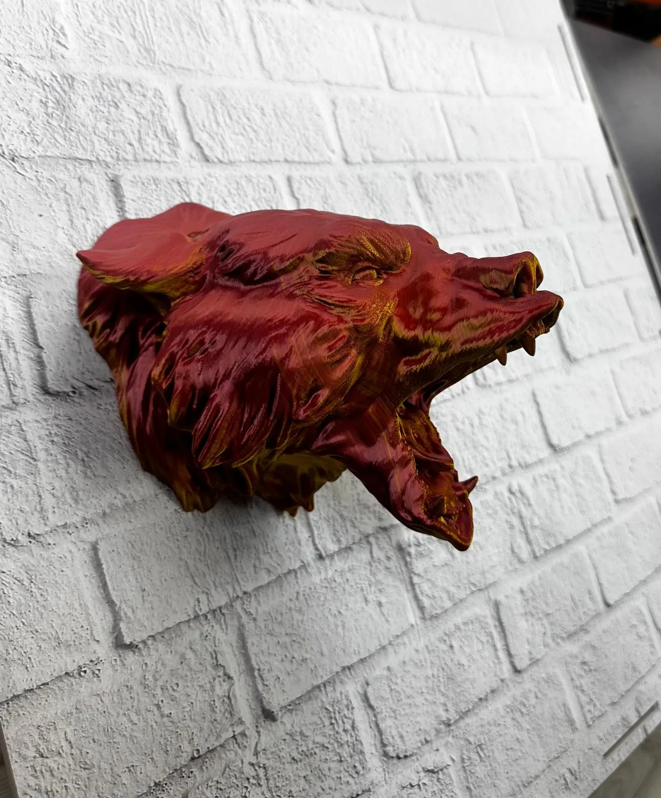 3D Jaguar Figürü Duvar Süsü