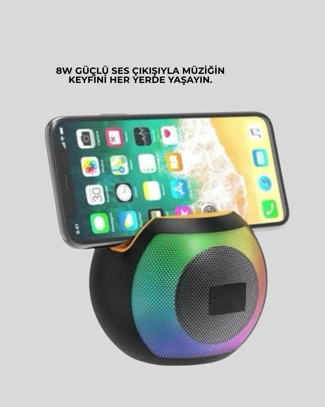 1200mAh Uzun Pil Ömürlü Bluetooth Hoparlör