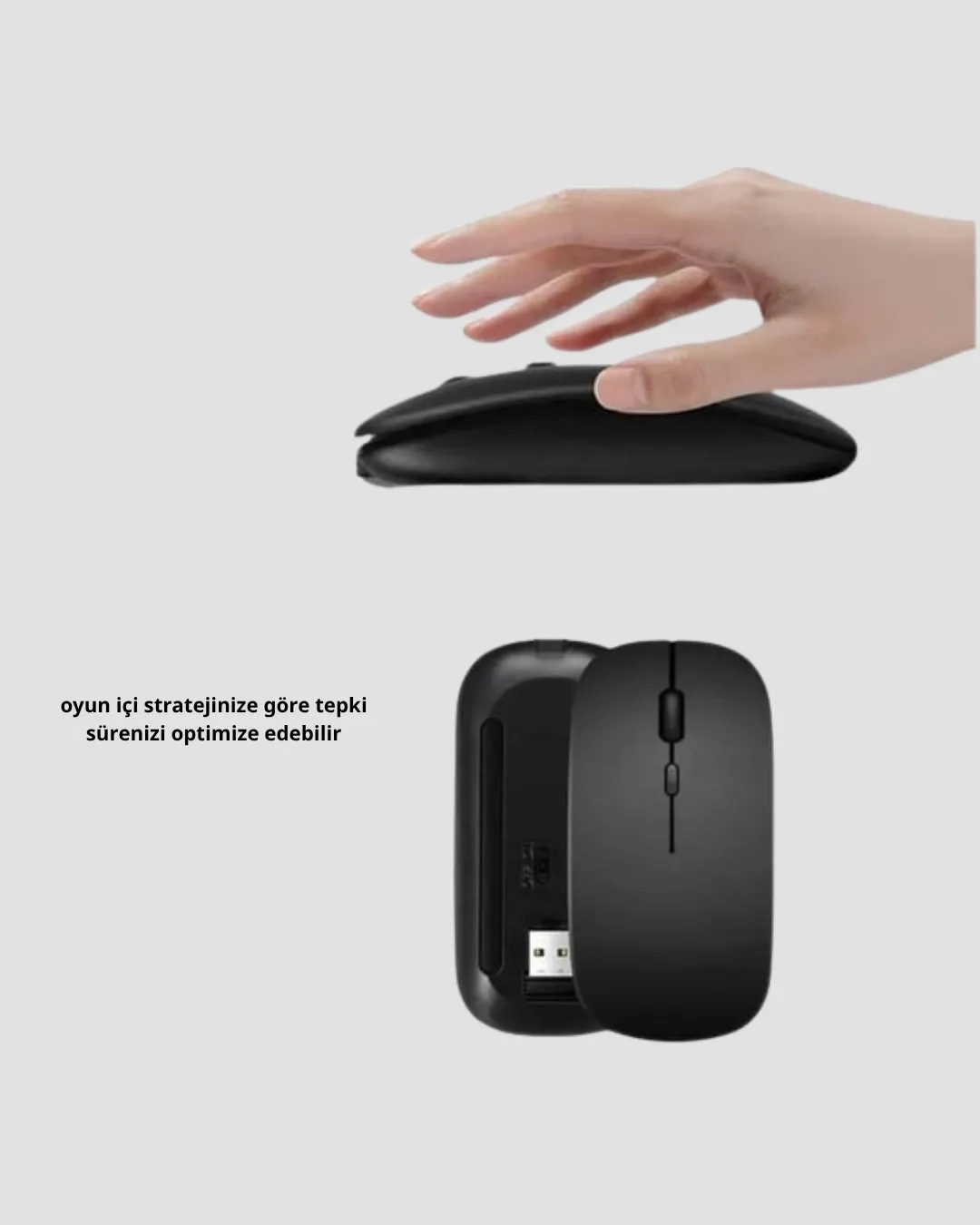 Kablosuz Gaming Mouse –  Ayarlanabilir, Ergonomik