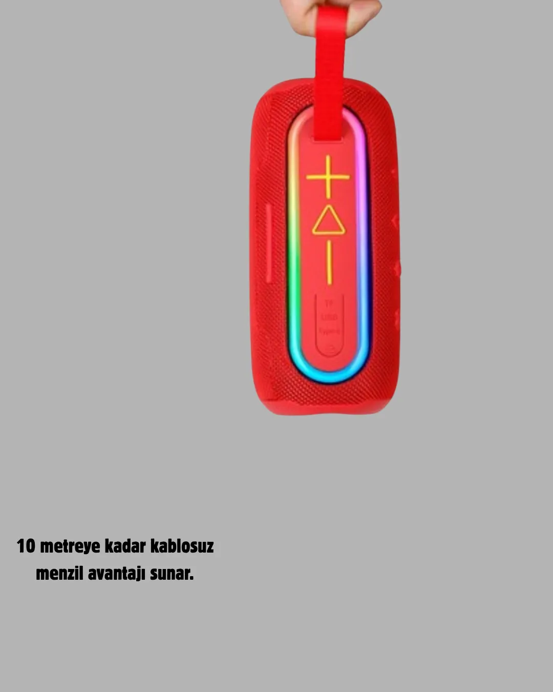 Kablosuz Hoparlör – Bluetooth 5.1, Güçlü Bas ve 10 Metre Menzil