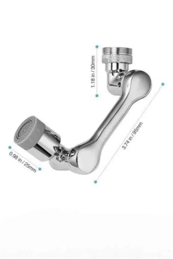 Dönebilen Musluk Başlığı Akrobat Mutfak Banyo Musluk Ucu Başlığı Oynar Başlıklı
