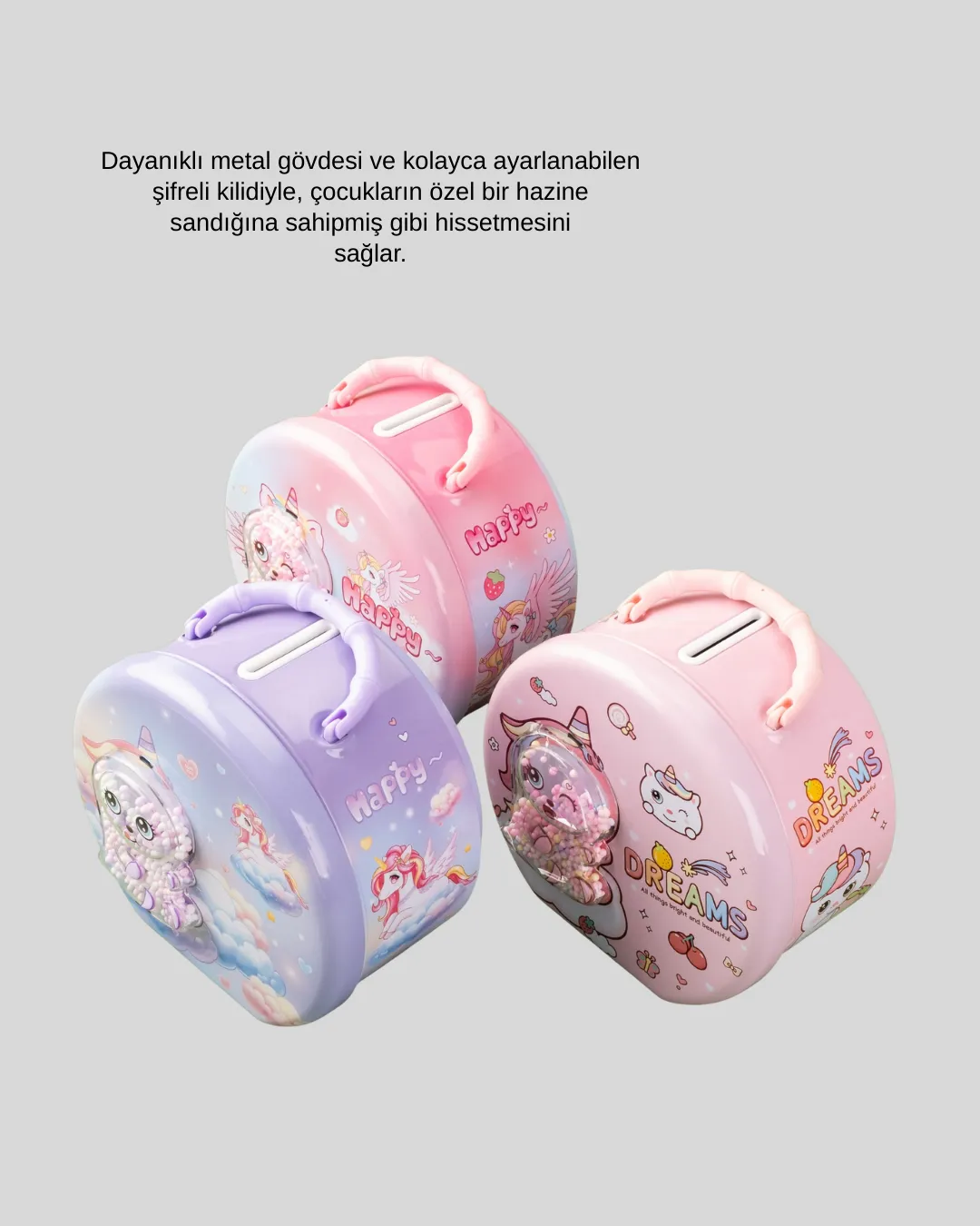 ŞİFRELİ KUMBARA MOR