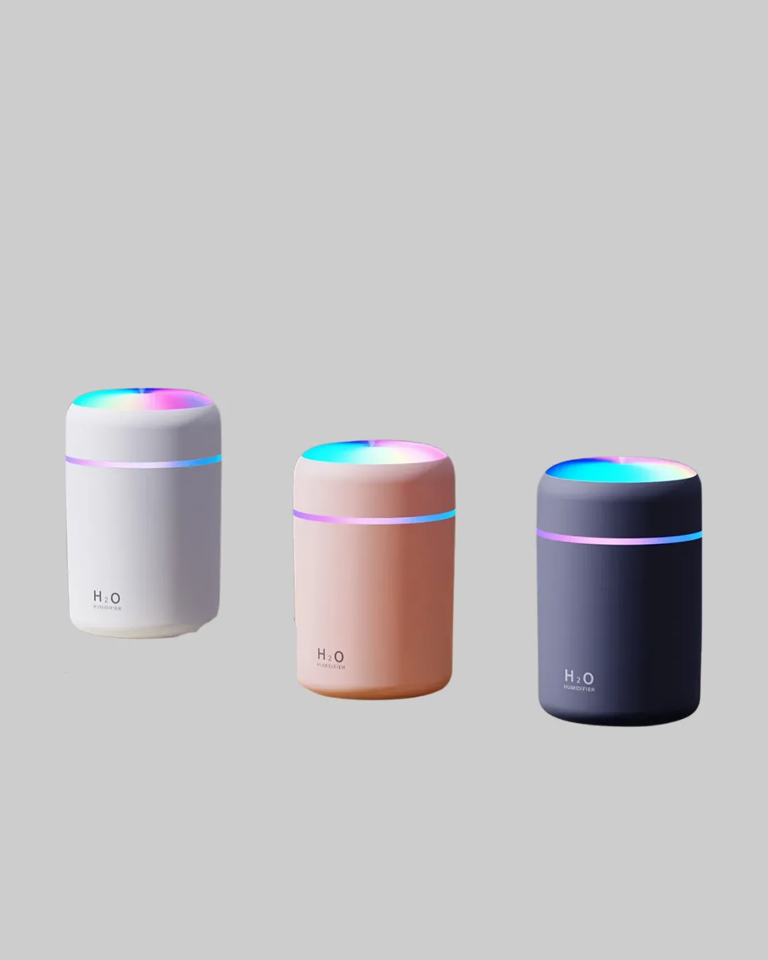 Taşınabilir USB Mini Nemlendirici – LED Aydınlatmalı, Çift Püskürtme Modu