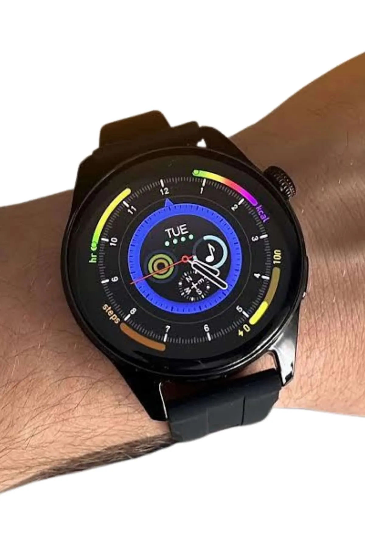 Akıllı Saat 1.5 Inç Amoled Ekran Çift Kordonlu GPS NFC Uyumlu