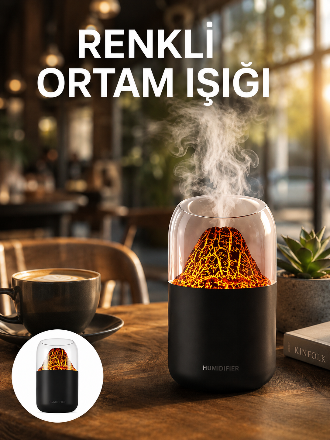 280 ml Kapasiteli Aromaterapi Cihazı